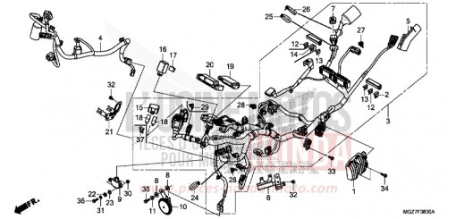 FAISCEAU DES FILS CB500XAF de 2015
